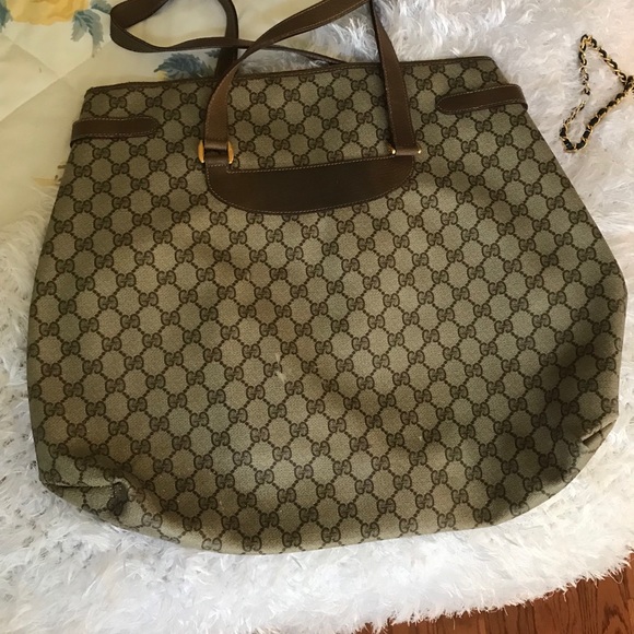 Extra large authentic vintage Gucci shoulder bag - Picture 2 of 7